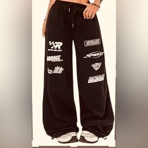 🌺 Verdusa Women's Elastic Waist Drawstring Loose Jogger -Wide Leg Sweatpants🌺